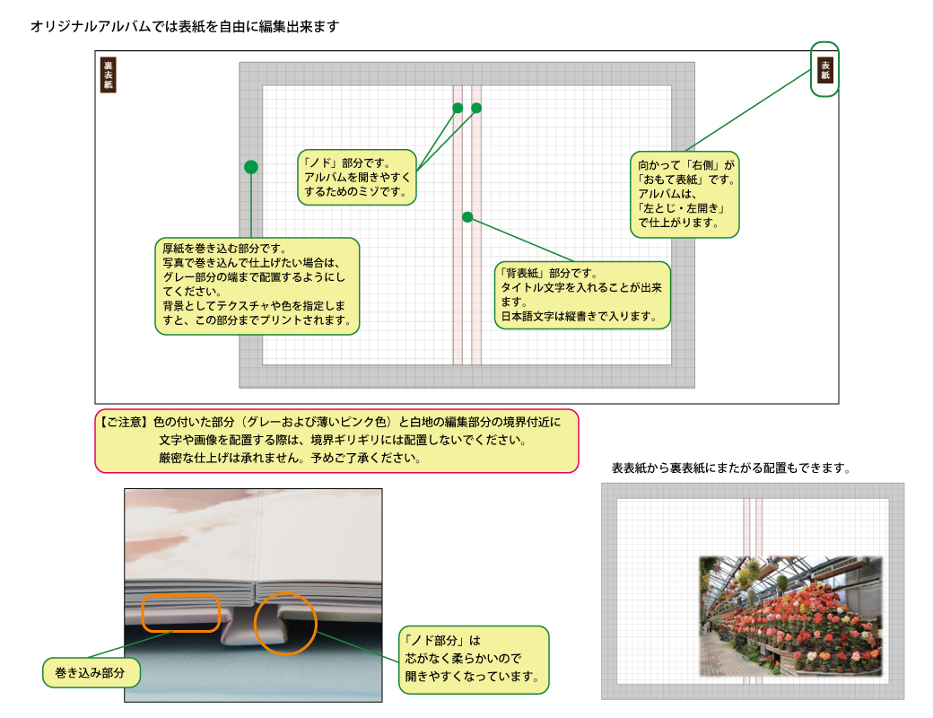 表紙を自由に編集できます。